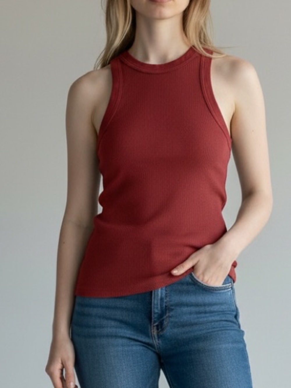 NWOT Citizens of Humanity Isabel tank rust small